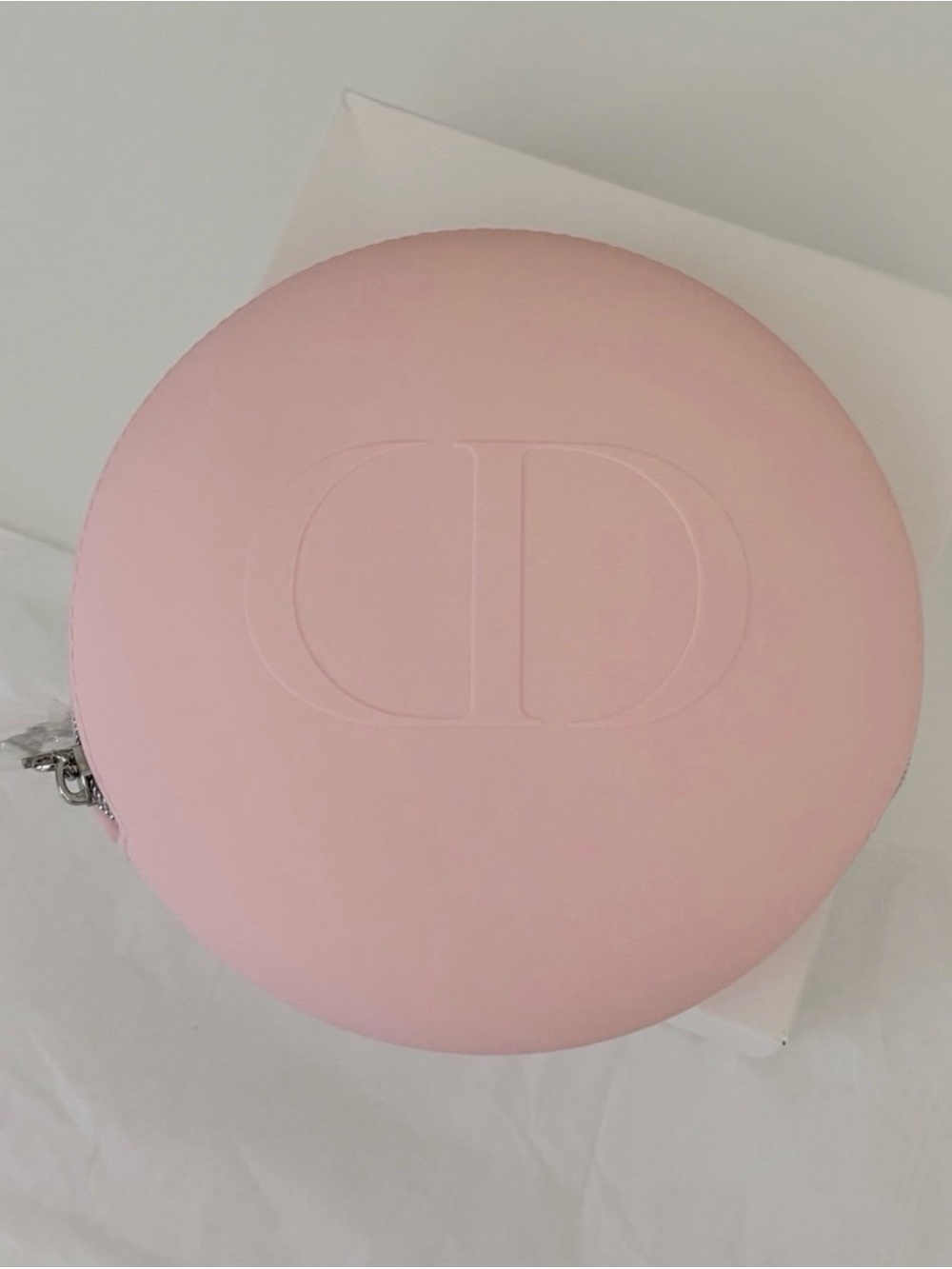 NEW Dior Beauty Round Cosmetic Pouch